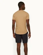 Orlebar Brown Biscuit Tailored Fit Crewneck Cotton Silk T shirt (2)