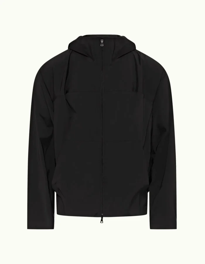 Orlebar Brown Black Relaxed Fit Shell Jacket (1)