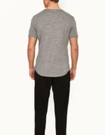 Orlebar Brown Black Tailored Fit Crewneck Italian Merino T shirt (3)