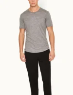 Orlebar Brown Black Tailored Fit Crewneck Italian Merino T shirt (4)