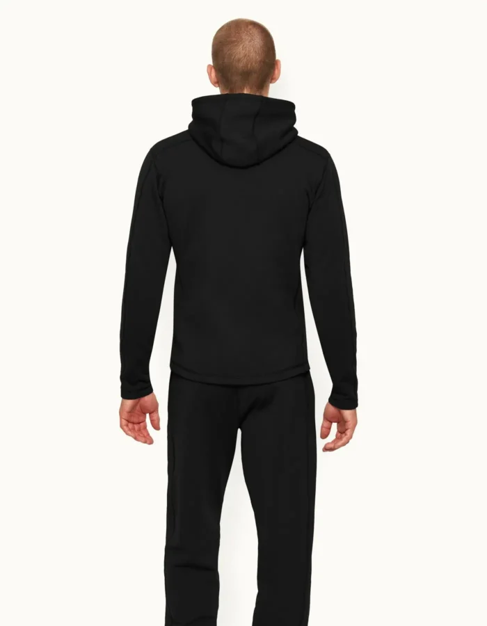 Orlebar Brown Black Tailored Fit Hoodie (4)