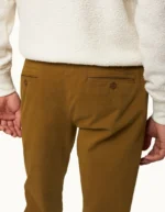 Orlebar Brown Golden Khaki Tailored Fit Stretch Cotton Chinos Trousers (1)