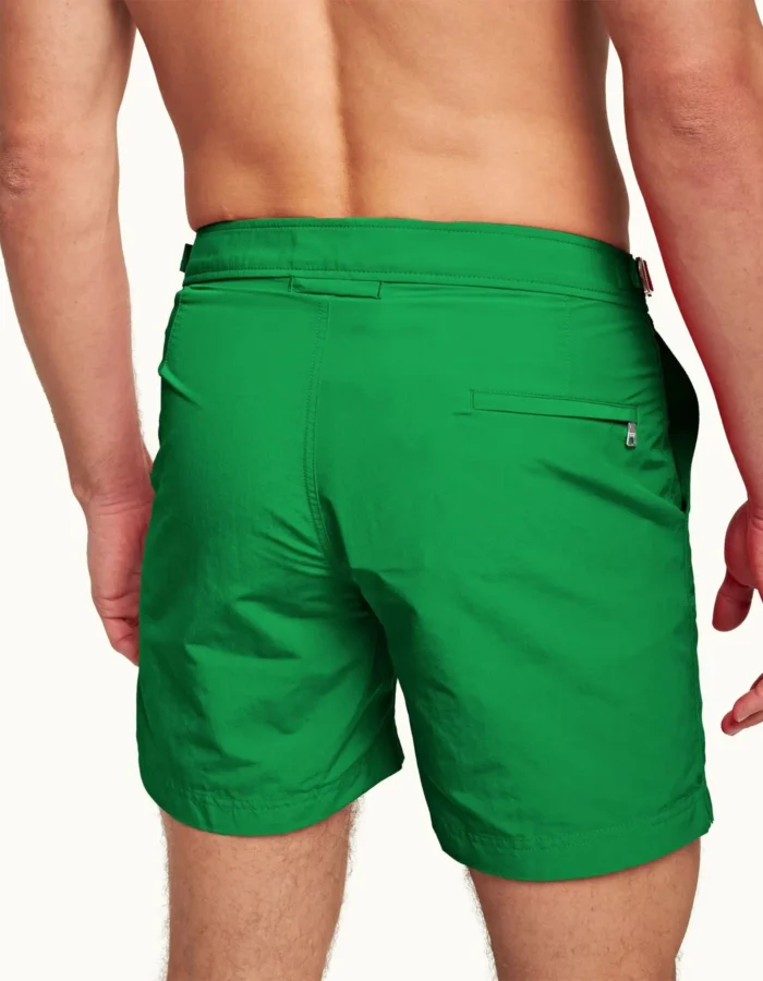 Orlebar Brown Mid Length Swim Shorts In Caddie Green (3)