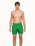 Orlebar Brown Mid Length Swim Shorts In Caddie Green (6)