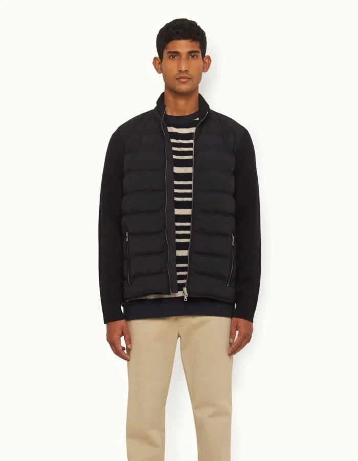 Orlebar Brown Navy Down Quilted Jacket (5)