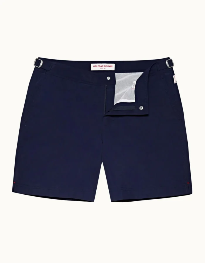 Orlebar Brown Navy Mid Length Swim Shorts (1)