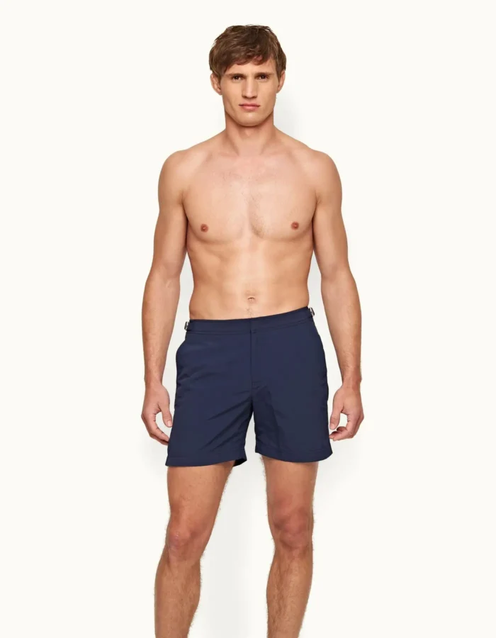 Orlebar Brown Navy Mid Length Swim Shorts (5)