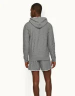 Orlebar Brown Piranha Grey Marl Classic Fit Zip Thru Hoodie (2)